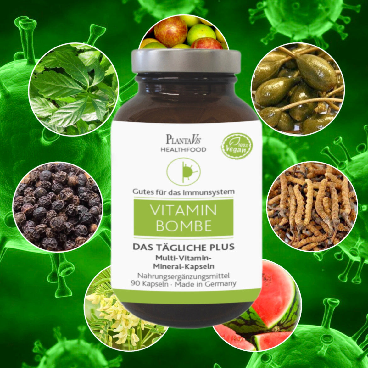 Das Tägliche Plus Multi-Vitamin-Mineral Kapseln