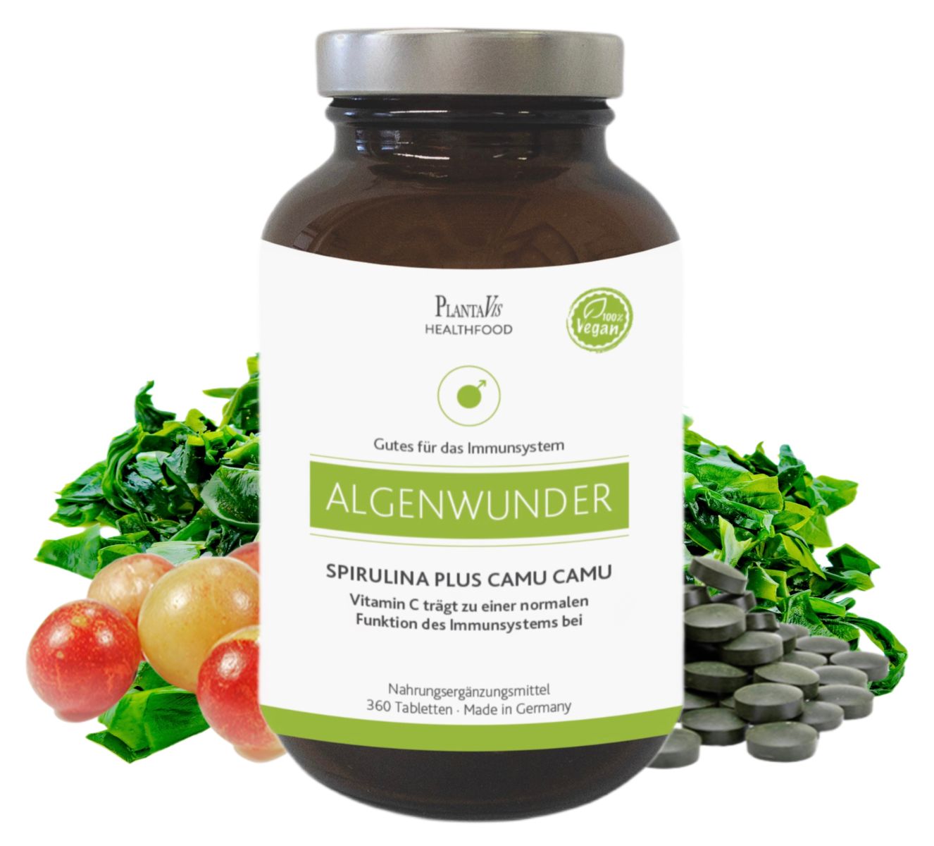 Spirulina plus Camu Camu Tabletten