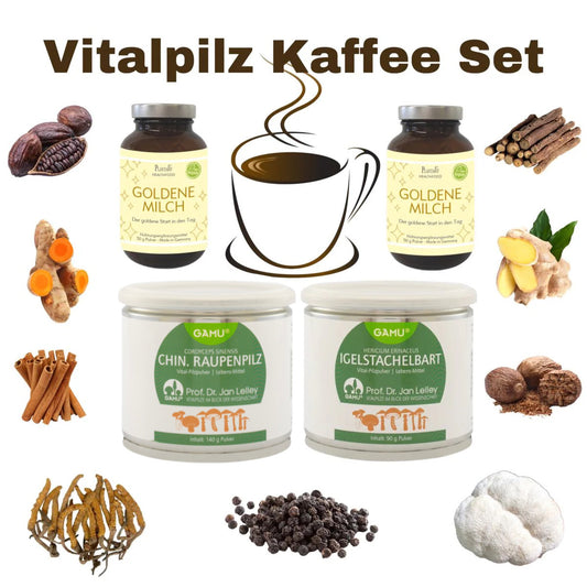 Vitalpilz Kaffee Set Pulver